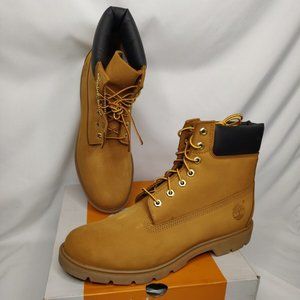 TIMBERLAND Boots 6 inch Premium Waterproof 10061 WHEAT NUBUCK Size 10.5
